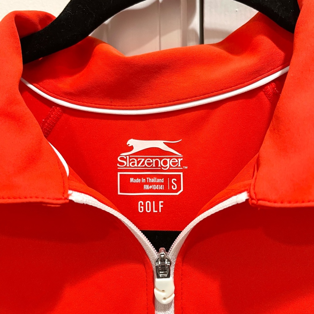 Slazenger Women’s Short-sleeved half-zip golf shirt, Never worn - Picture 3 of 3